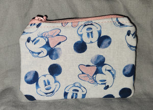 Zipper Pouch - Disney Micky & Minnie Heads