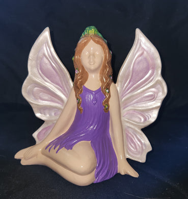 Ceramic Decoration - Fairy, Sitting