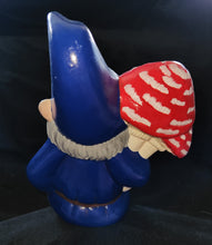 Ceramic Decoration - Gnome, with Amanita Mushaira Mushroom