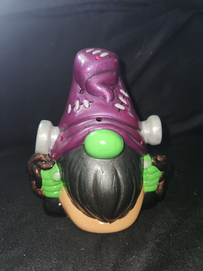 Ceramic Decoration - Gnome, Franken gnome; Lighted