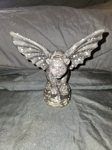 Ceramic Fall / Halloween Decoration - Gargoyle in Chains