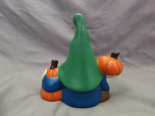 Ceramic Fall Decoration - Gnome, w/ Pumpkins