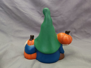Ceramic Fall Decoration - Gnome, w/ Pumpkins