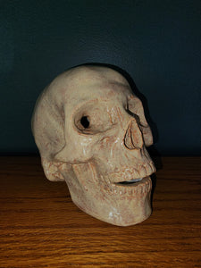 Ceramic Fall / Halloween Decoration - Skull