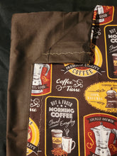 Pillowcase - Coffee Signs Cotton::Dark Brown Cotton