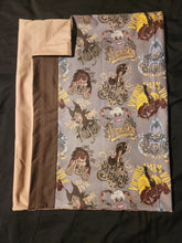 Licensed Pillowcase - Disney Villain's, Characters & Quotes in Browns Cotton w/Brown Cotton::Tan Cotton