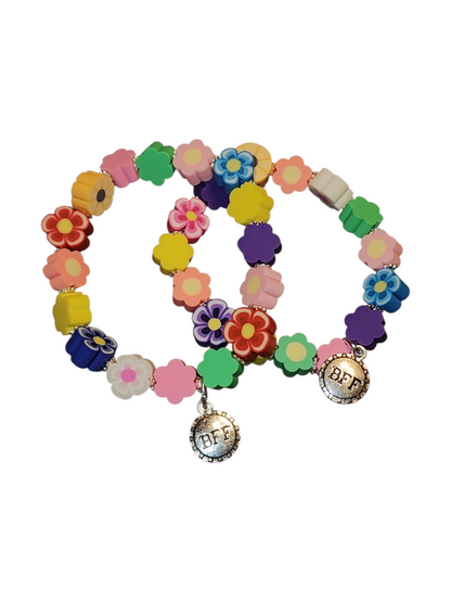 Handmade Me & You Stretch Bracelet Matching Pair - Friendship Kids