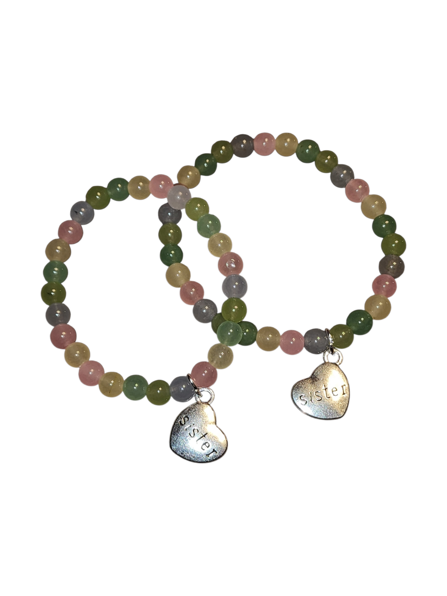 Stretchy Me & You Bracelet Set, Sisters