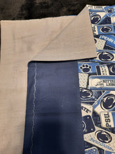 Licensed Pillowcase - NCAA Penn State, Plates Logo Cotton w/Navy Cotton::Grey Cotton