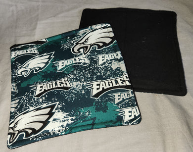 Potholder - NFL Philadelphia Eagles Distressed Cotton::Black Flannel