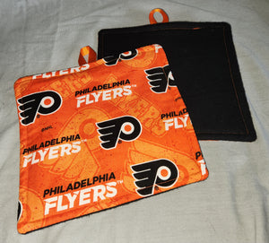 Potholder - NHL Philadelphia Flyers Cotton::Black Flannel