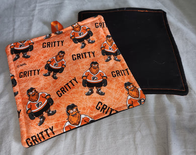 Potholder - NHL Philadelphia Flyers Gritty Cotton::Black Cotton