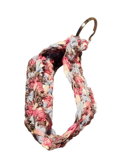 Handmade Crochet Chapstick Holder Keychain - Assorted Designs