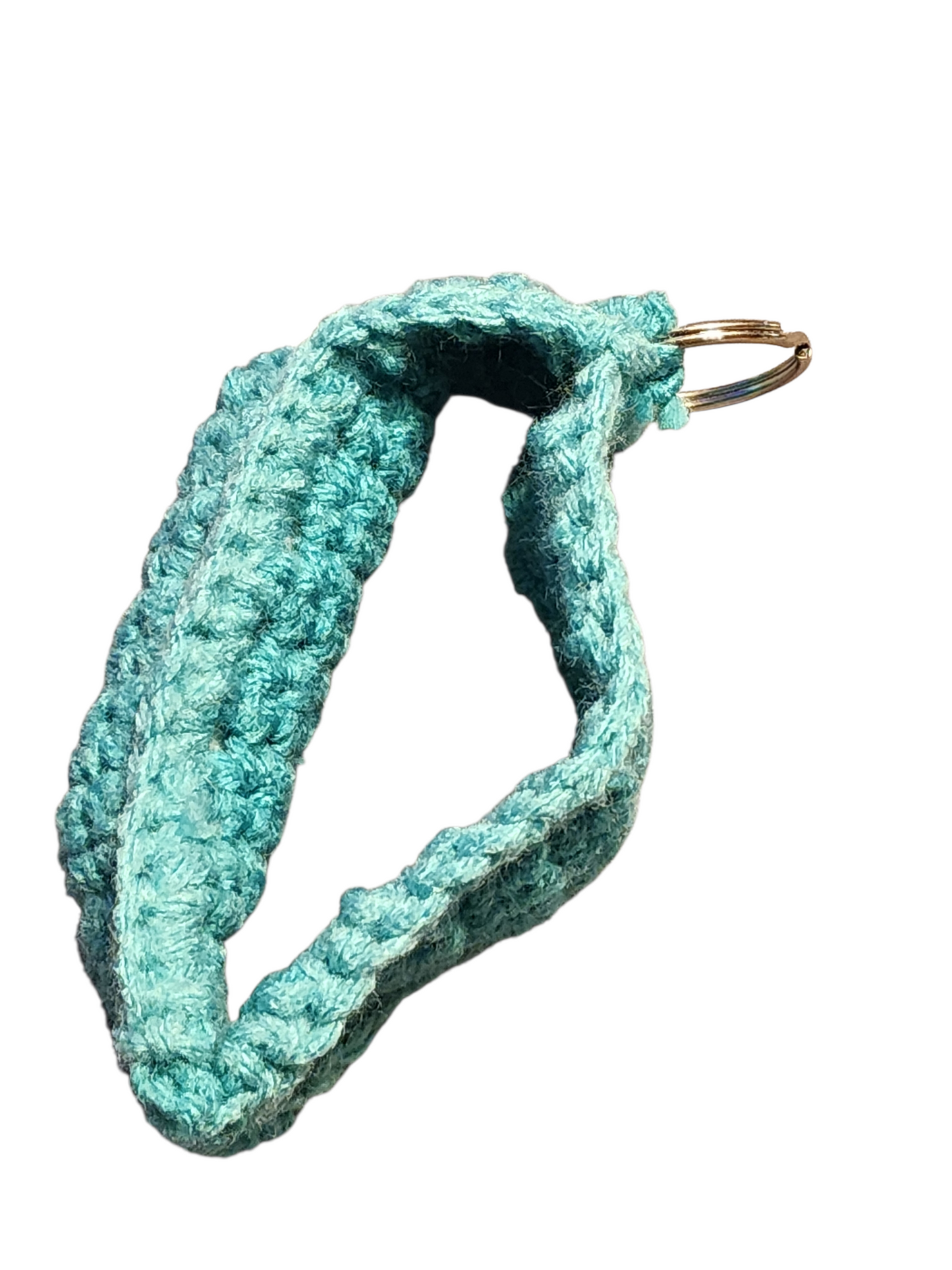 Handmade Crochet Chapstick Holder Keychain - Assorted Designs