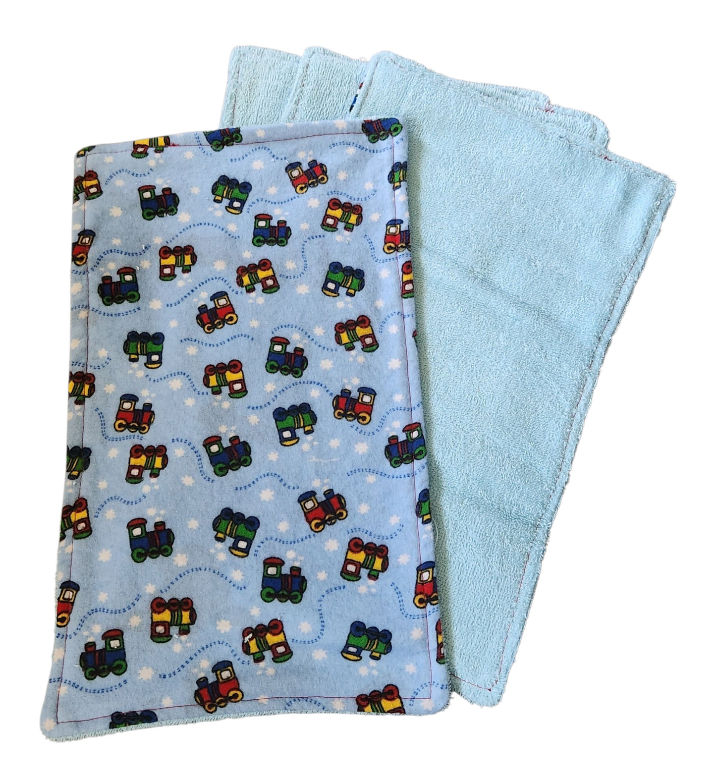 Soft Baby Burp Cloth, 4-Pack - Assorted Prints