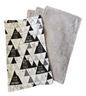 Soft Baby Burp Cloth, 4-Pack - Assorted Prints