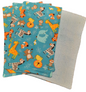 Soft Baby Burp Cloth, 4-Pack - Assorted Prints