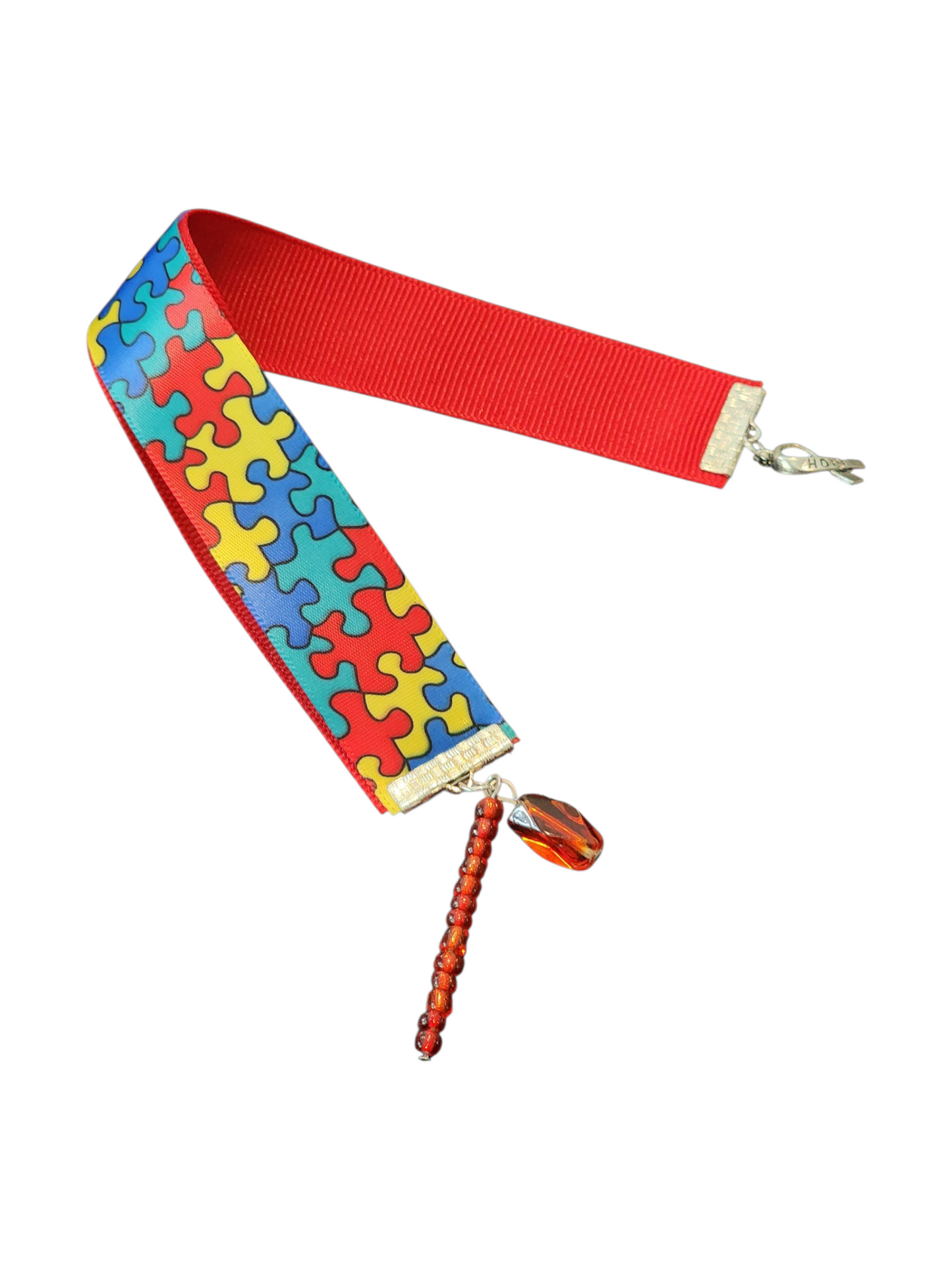 Handmade Bookmark with Charms, Assorted Colors & Designs