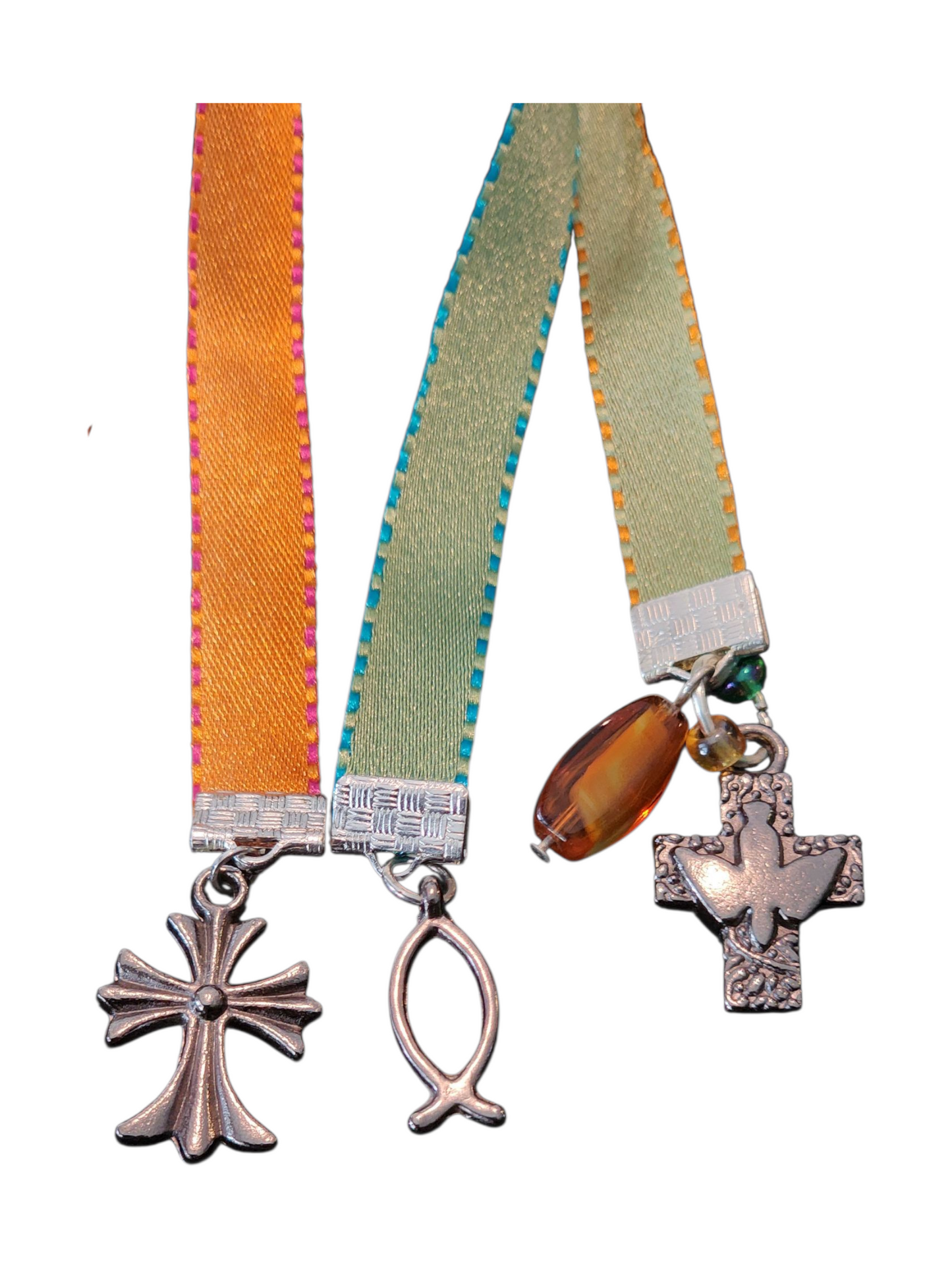 Handmade Bookmark Set with Charms