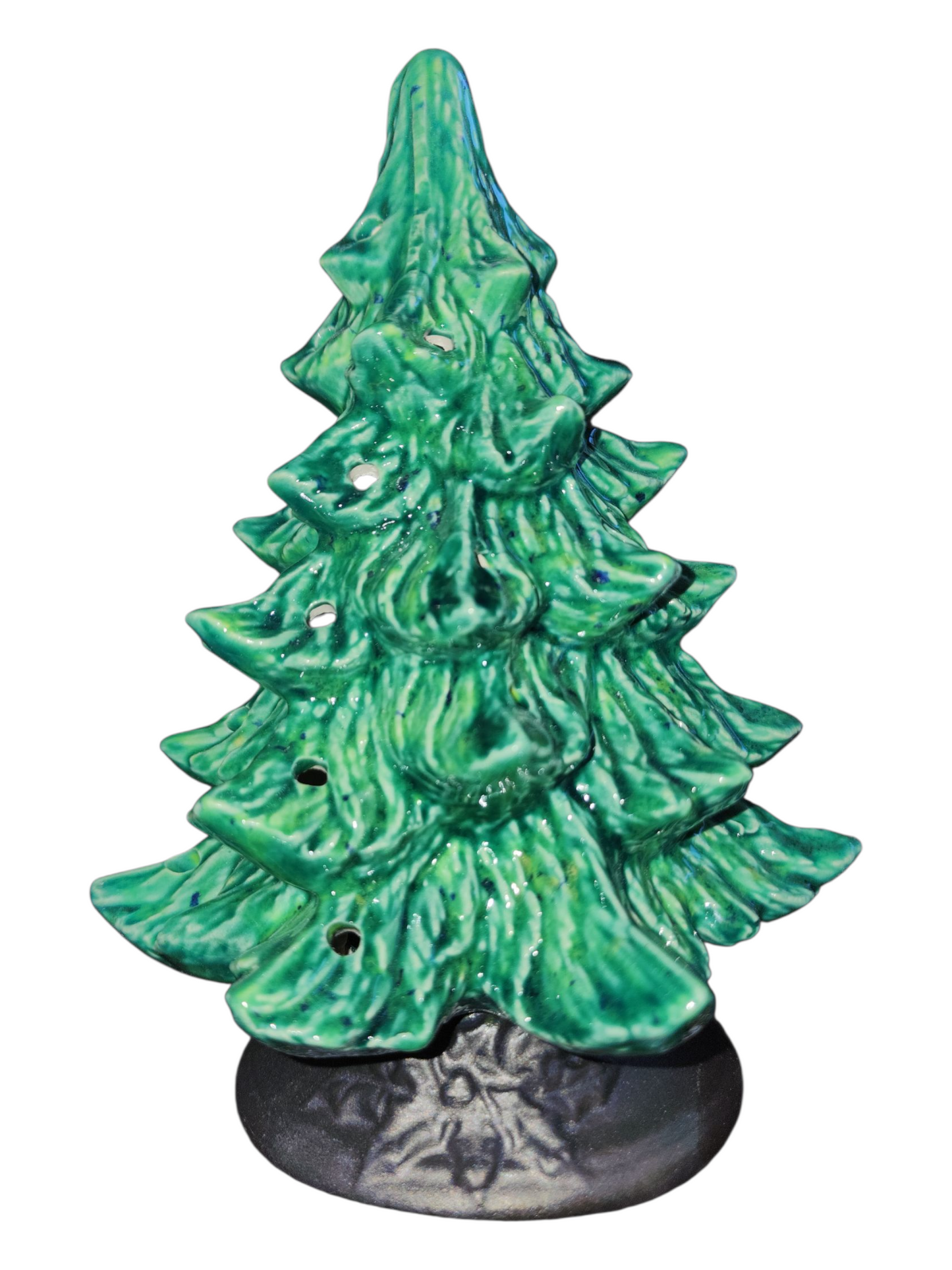 Small Ceramic Tree, Nowell Tree with Holly Base