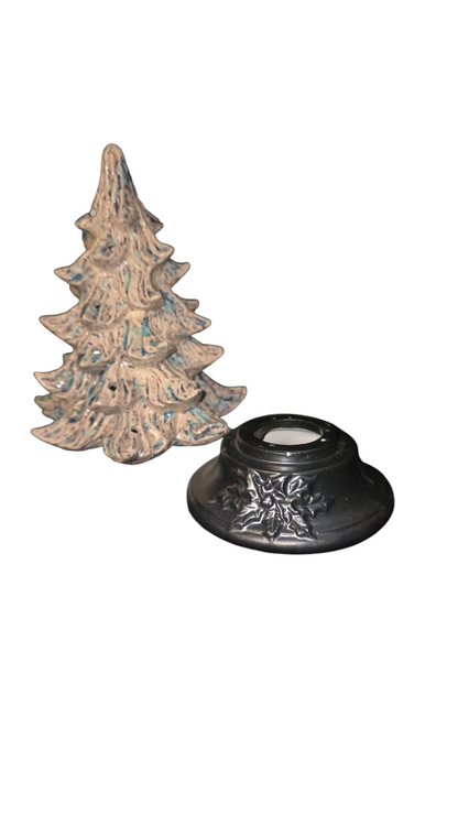 Small Handmade Ceramic Christmas Tree, Nowell, Funky Pop Color Design