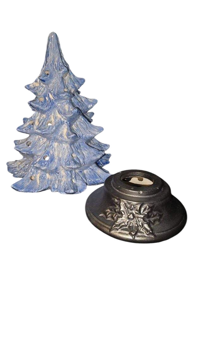 Small Handmade Ceramic Christmas Tree, Nowell, Funky Pop Color Design