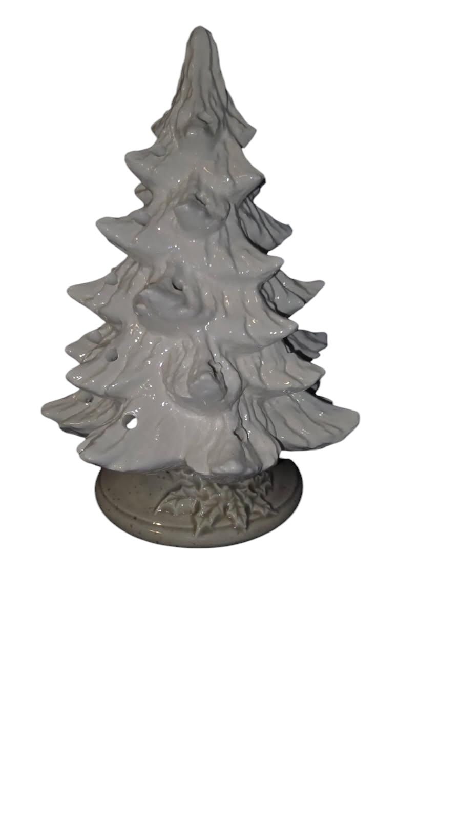 Small Handmade Ceramic Christmas Tree, Nowell, Funky Pop Color Design