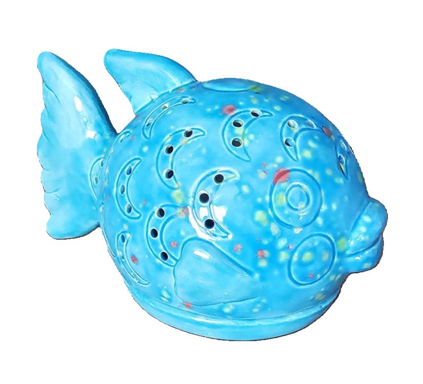 Ceramic Candle Holder - Fish