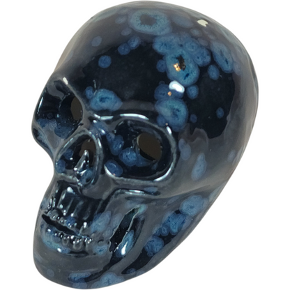 Handmade Ceramic Skull, Mini - Assorted Colors