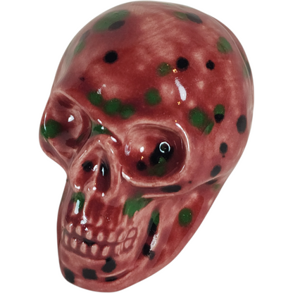Handmade Ceramic Skull, Mini - Assorted Colors