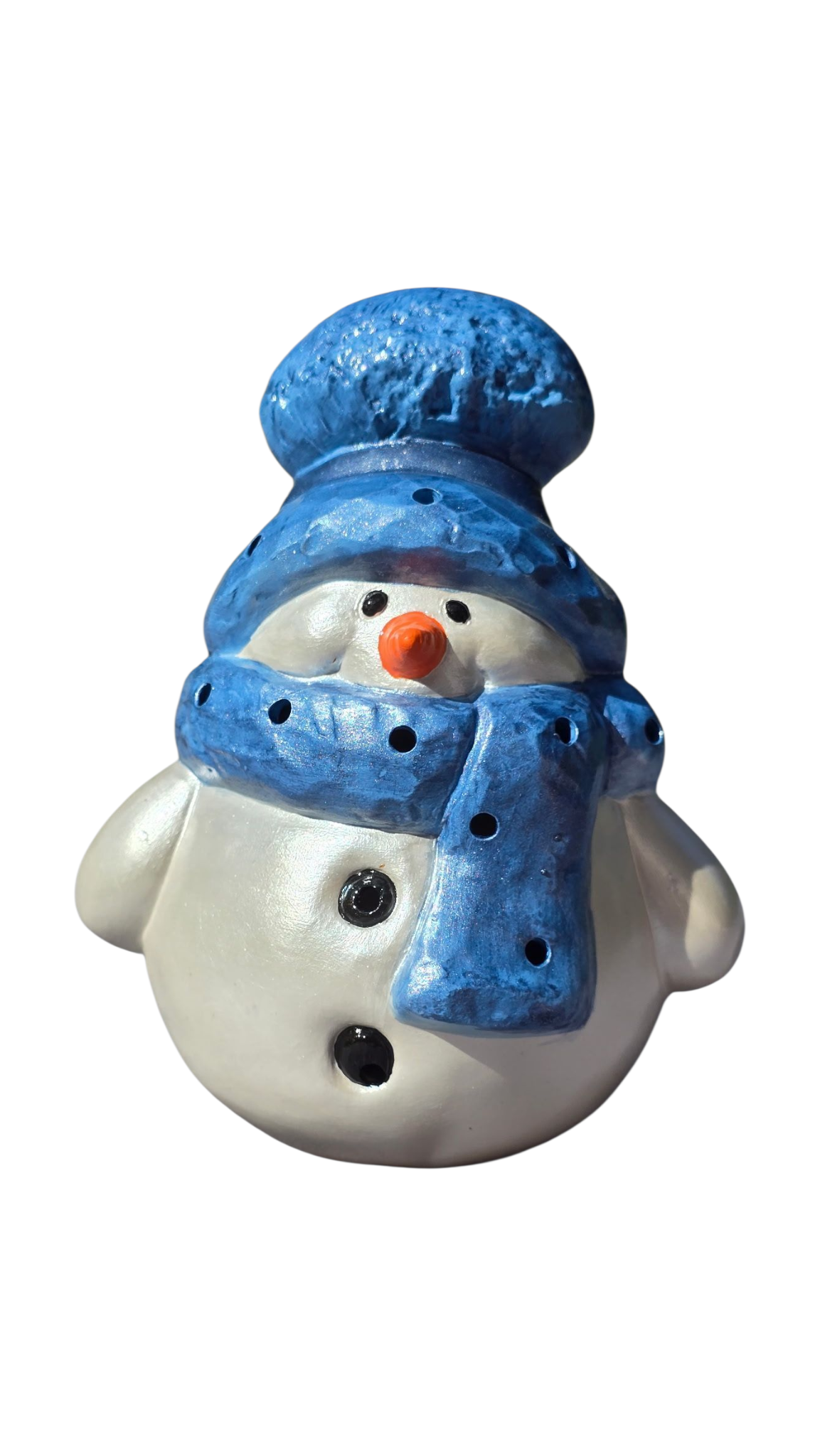 Handmade Ceramic Snowmen – Assorted Sizes & Colors