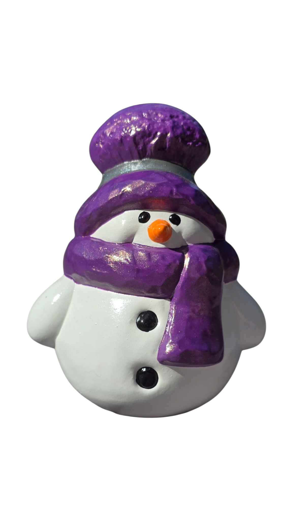 Handmade Ceramic Snowmen – Assorted Sizes & Colors