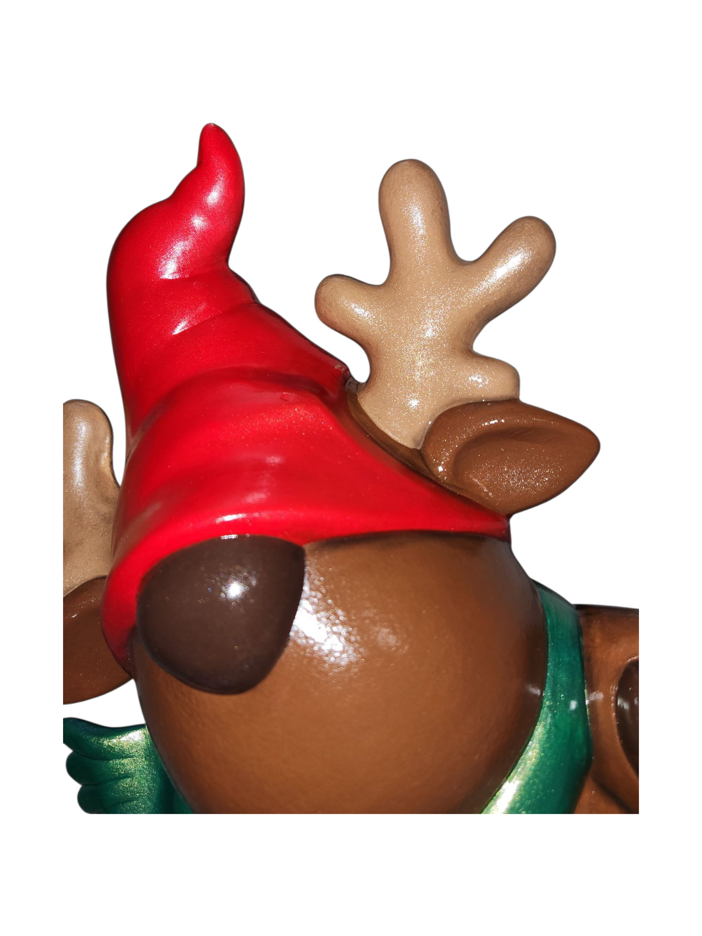 Handmade Ceramic Reindeer Gnome