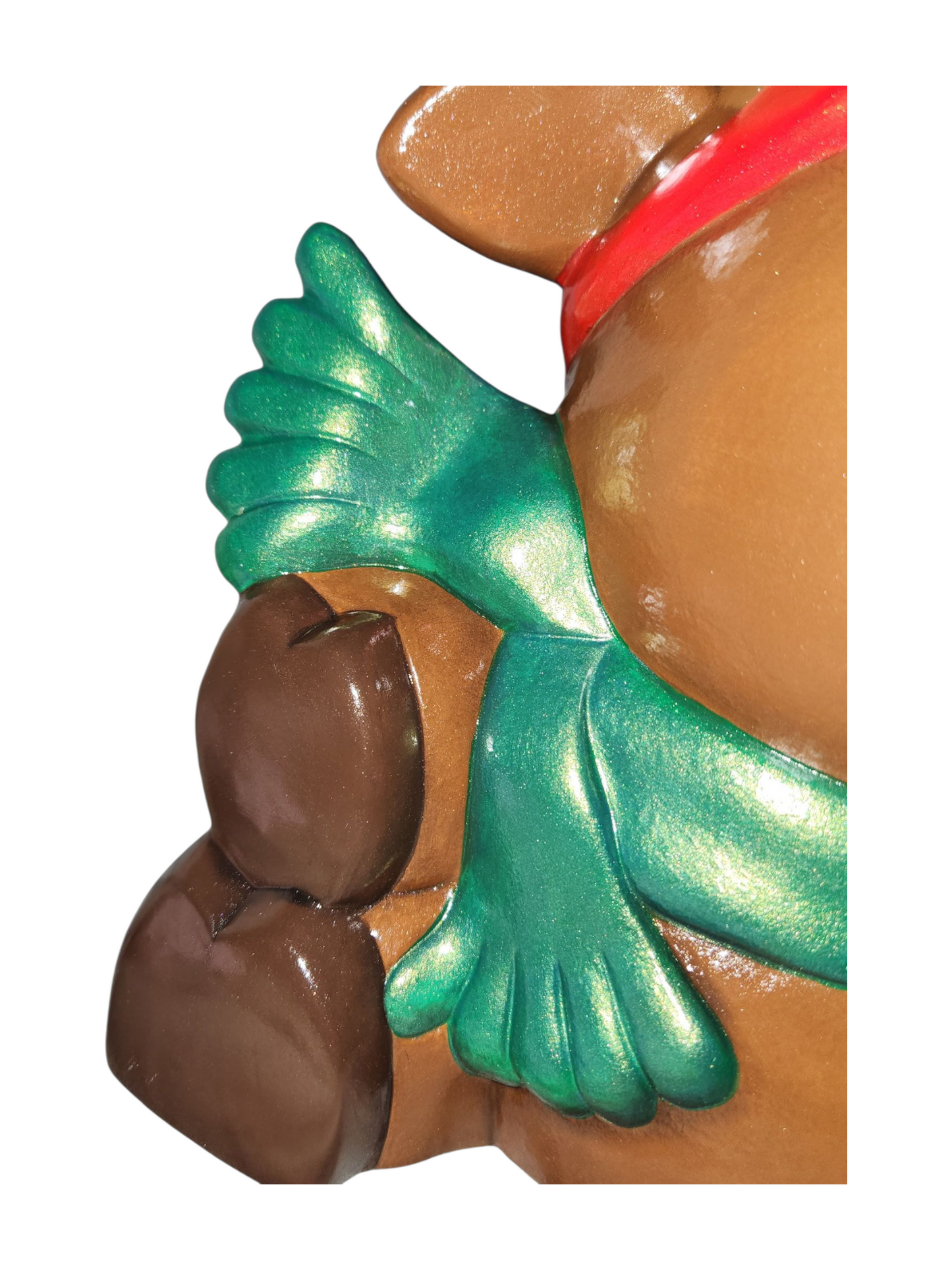 Handmade Ceramic Reindeer Gnome