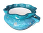 Ceramic - Violet Pot - L - Monsoon Seas & Teal