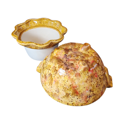 Large Ceramic Violet Pot - Assorted Colors