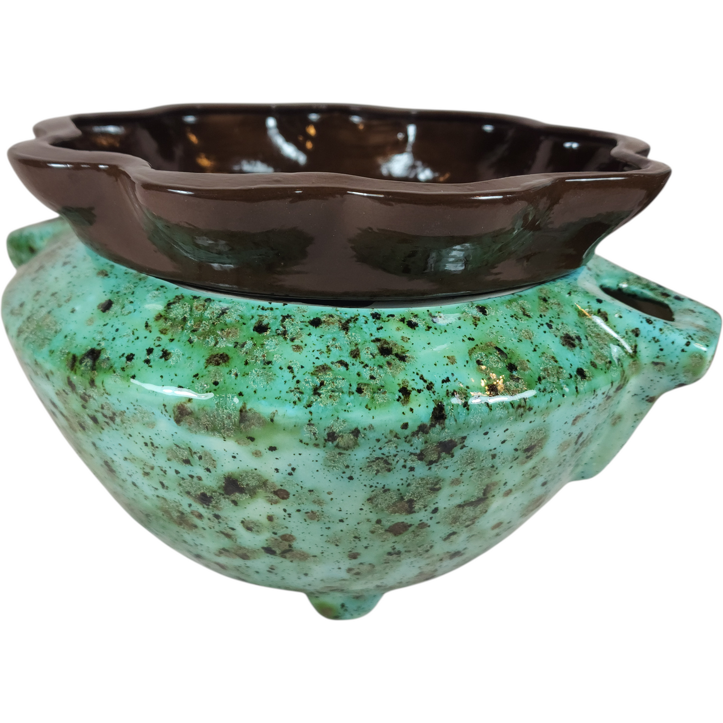 Large Ceramic Violet Pot - Assorted Colors