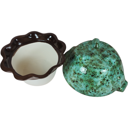 Large Ceramic Violet Pot - Assorted Colors