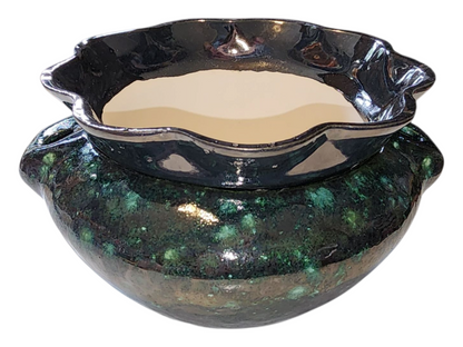 Medium Ceramic Violet Pot - Assorted Colors