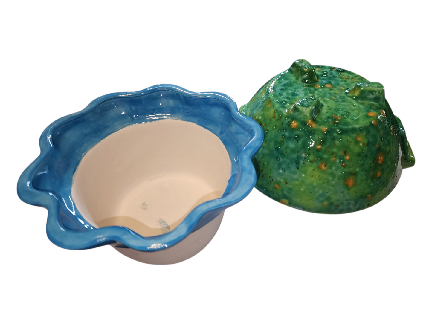 Large Ceramic Violet Pot - Assorted Colors