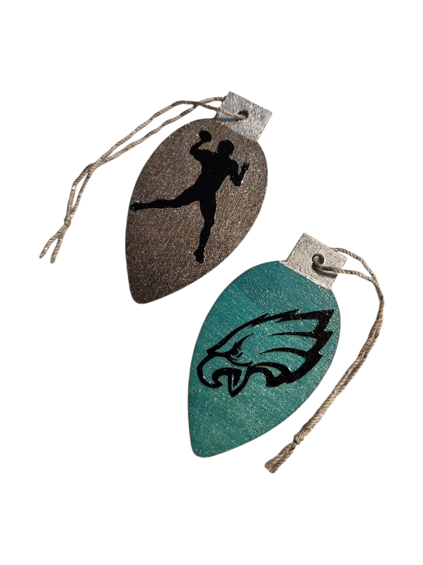 Hand-painted Wooden Christmas Ornament, Assorted Team Spirit