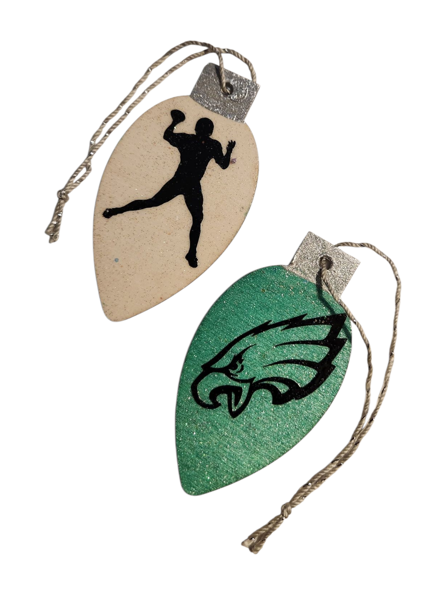 Hand-painted Wooden Christmas Ornament, Assorted Team Spirit