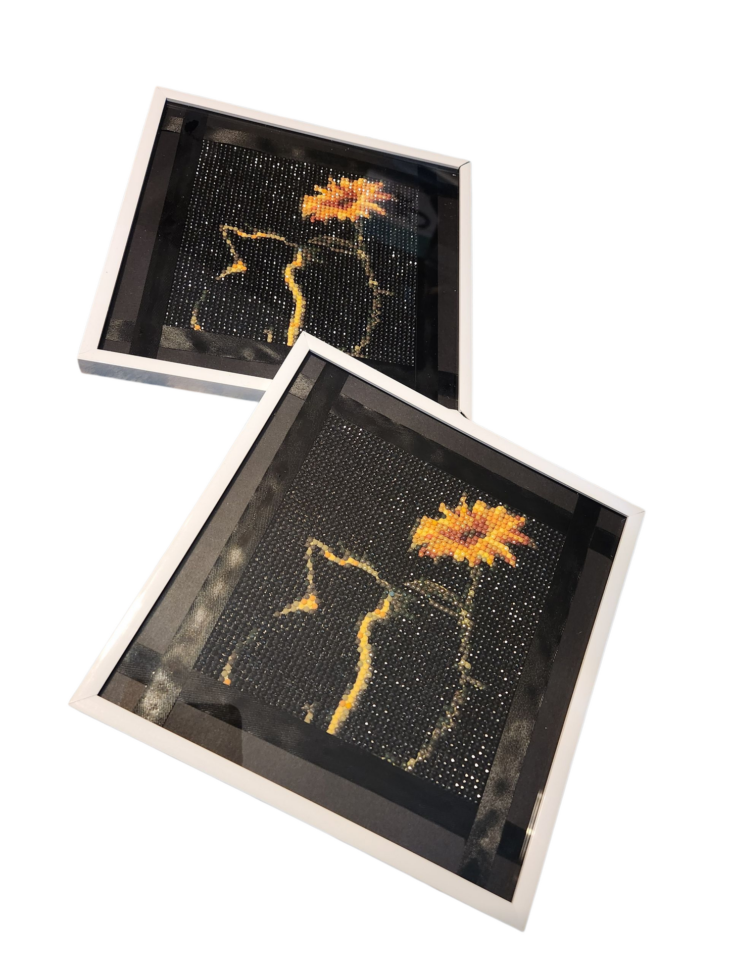 Finished Diamond Painting - Cats & Sunflower