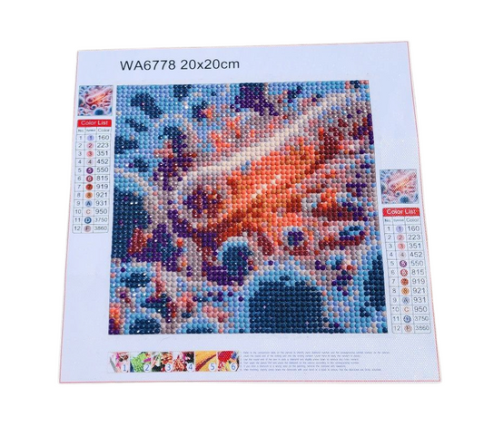 Finished Diamond Painting - Science, Bacterium