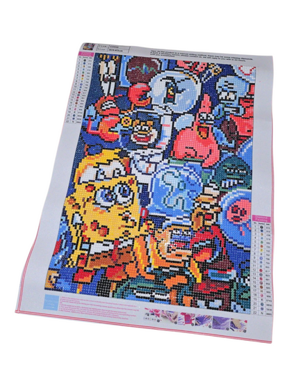 Finished Diamond Painting - Nickelodeon, Spongebob Characters