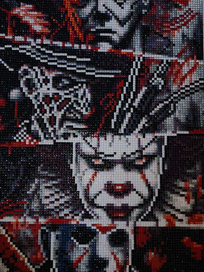 Finished Diamond Painting - Horror, OG Slashers & Killers
