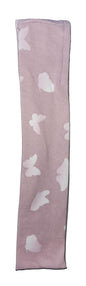 Headband - Print - Butterflies on Light Purple, Brushed Jersey Knit