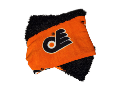 Handmade Infinity Scarf – Licensed Philadelphia Flyers Team Spirit