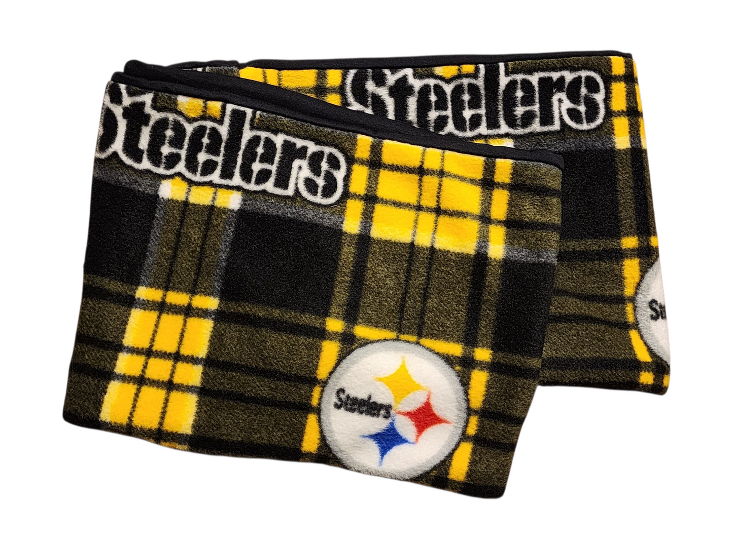 Handmade Infinity Scarf – Licensed Pittsburg Steelers Team Spirit