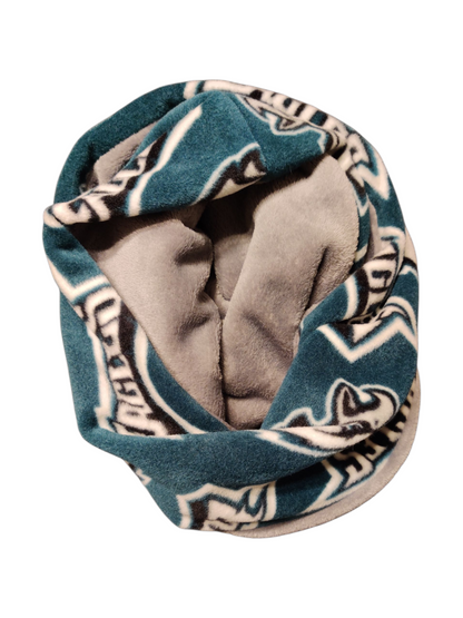 Handmade Infinity Scarf – Licensed Philadelphia Eagles Team Spirit